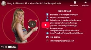 Consultora de Feng Shui Portugal - Cláudia Machado de Castro, especialista em harmonização de ambientes e bem-estar através do Feng Shui, com presença online nas redes sociais e contato disponível.